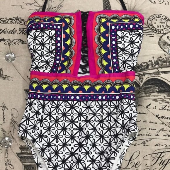 TRINA TURK Tanzania Bandeau One-piece Swimsuit - Picture 5 of 8